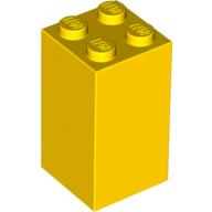 Lego kostka (kostička) 2x2x3, žlutá (6255096, 4107737)